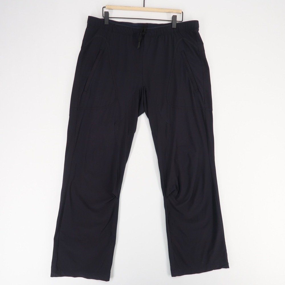Paskho Conscious Long Haul‎ Pants Womens L Black Flight Travel Zipper Pockets